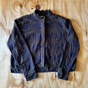 Everlane Organic Cotton Flannel Ruffle Collar Shirt - Size XS